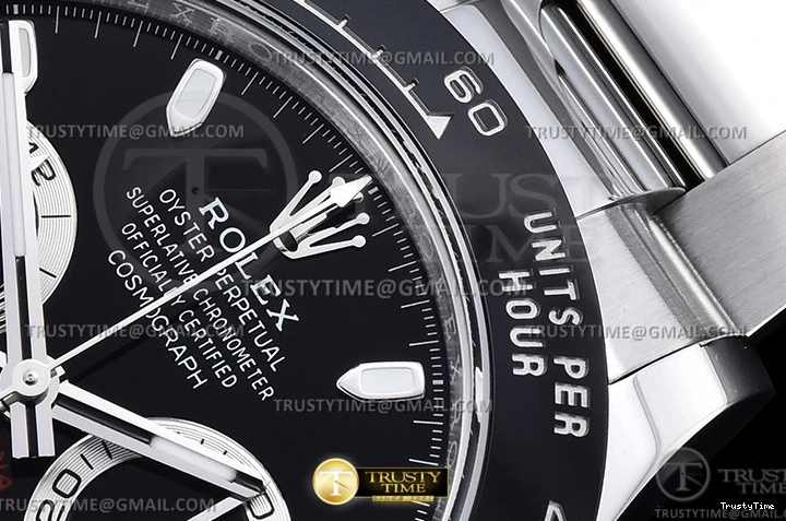 0715 Upgraded ROLDYT0348B – Daytona 116500 CER SS Black 904L BTF Asia 947